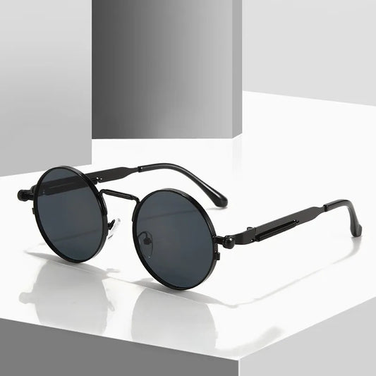 Retro Round Metal Frame Sunglasses For Men and Women