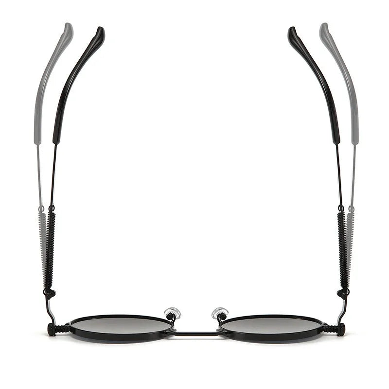 Retro Round Metal Frame Sunglasses For Men and Women