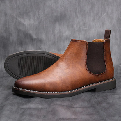 Men Chelsea ankle boots comfortable Fashionable.