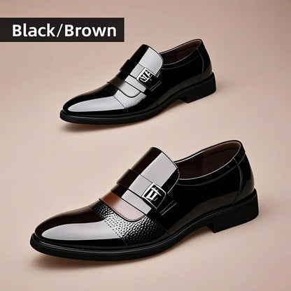 Men Business, Formal Oxfords Leather Dress Shoes.