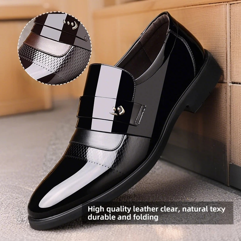 Men Business, Formal Oxfords Leather Dress Shoes.
