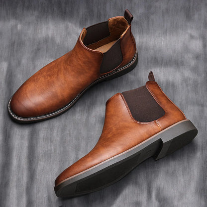 Men Chelsea ankle boots comfortable Fashionable.
