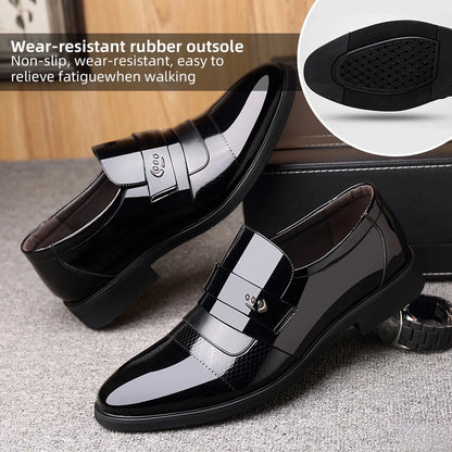Men Business, Formal Oxfords Leather Dress Shoes.