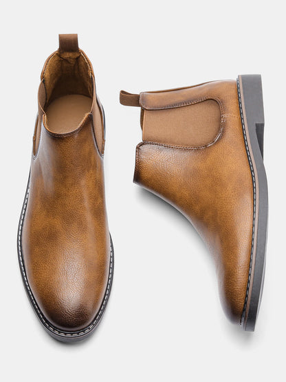 Men Chelsea ankle boots comfortable Fashionable.
