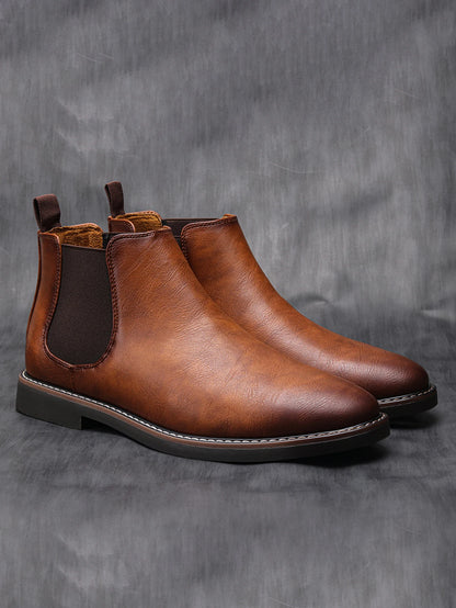 Men Chelsea ankle boots comfortable Fashionable.
