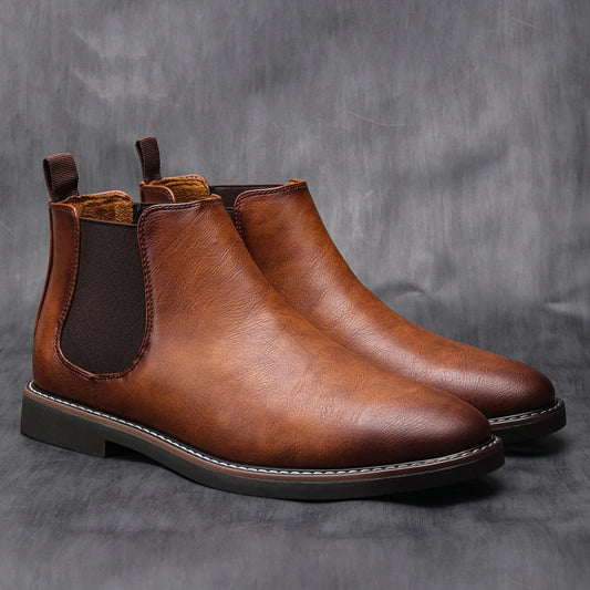 Men Chelsea ankle boots comfortable Fashionable.